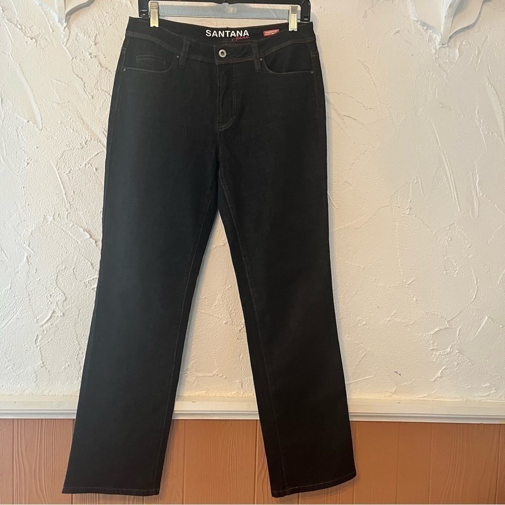 Santana Dark Blue Straight Fit Jeans - Picture 1 of 6